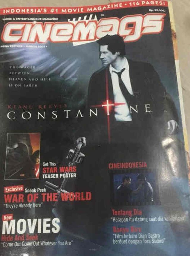 CINEMAGS magazine side cover Issue 68 March 2005