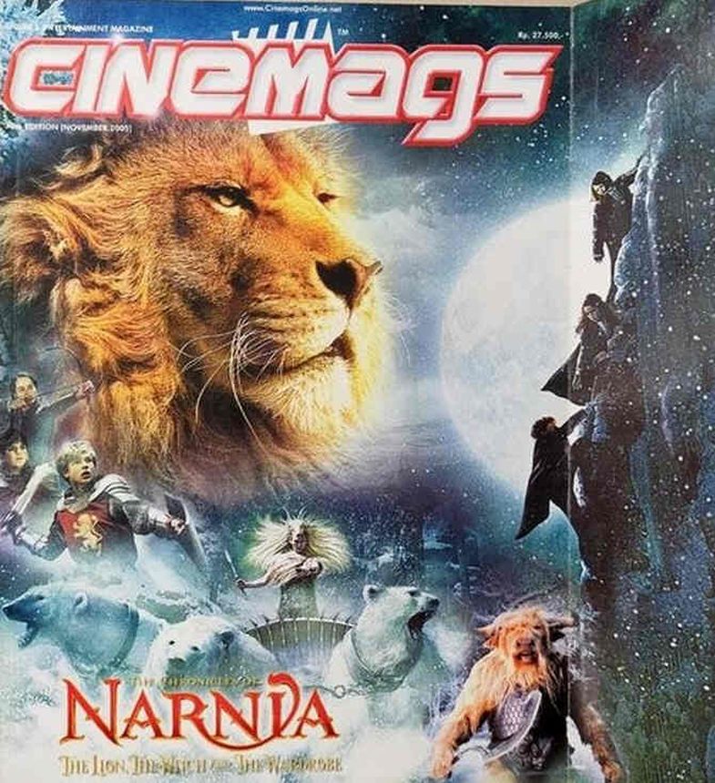 CINEMAGS magazine side cover Issue 76 November 2005