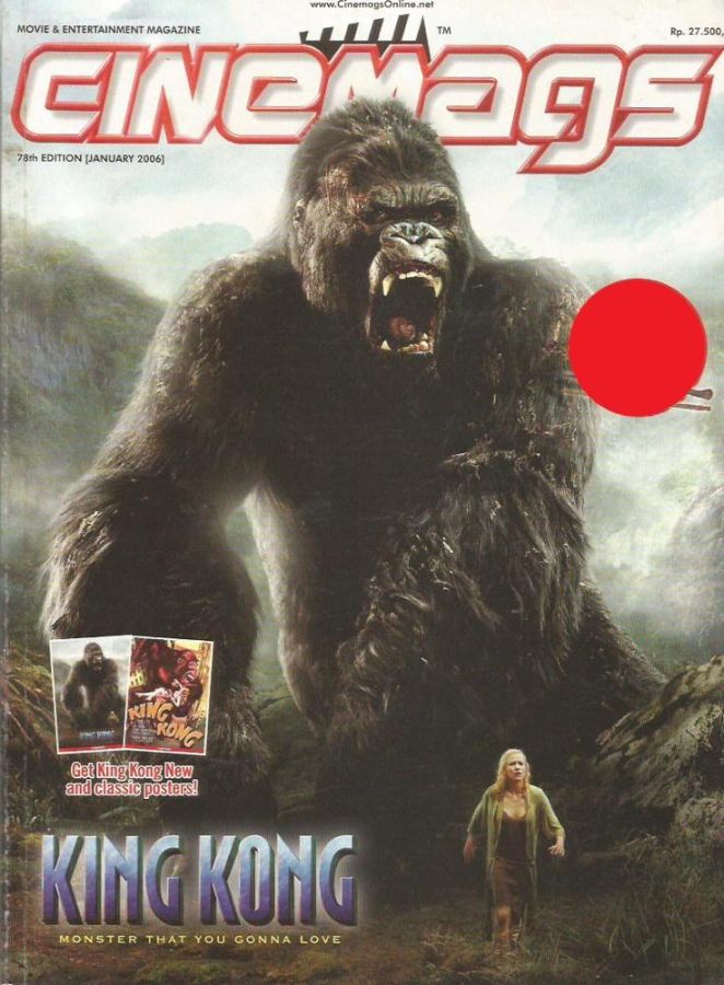 CINEMAGS magazine side cover Issue 78 January 2006