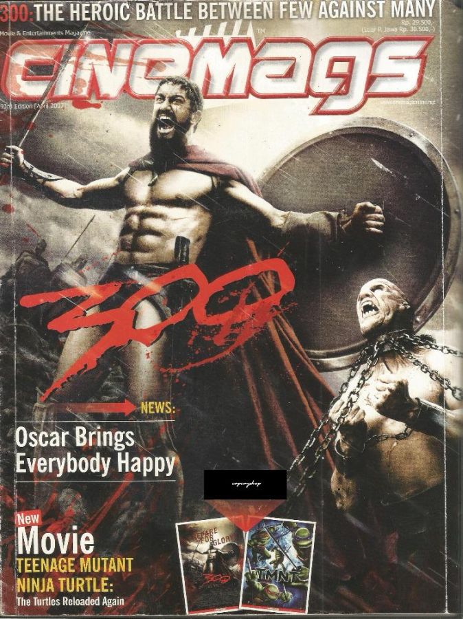 CINEMAGS magazine side cover Issue 93 April 2007