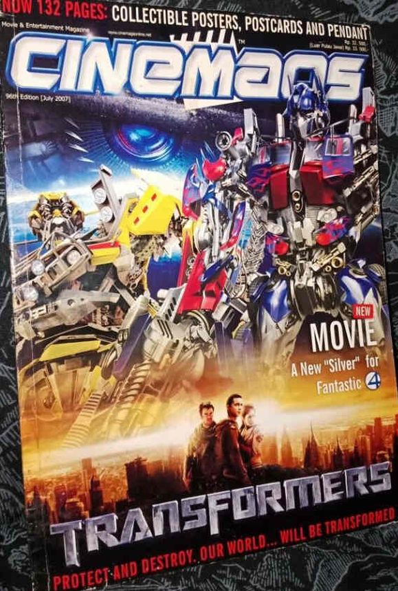 CINEMAGS magazine side cover Issue 96 July 2007