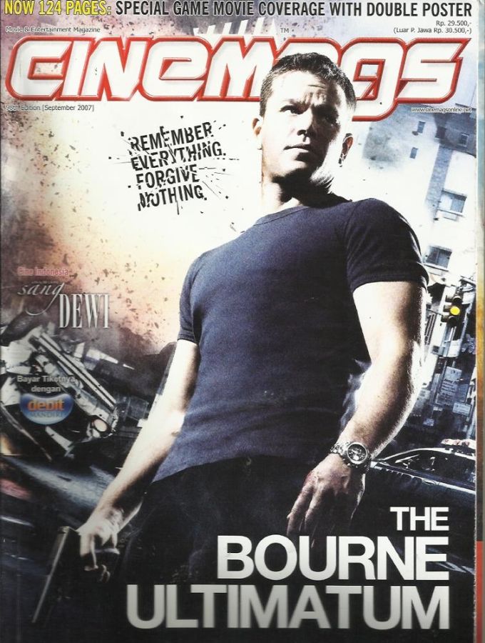 CINEMAGS magazine side cover Issue 98 September 2007