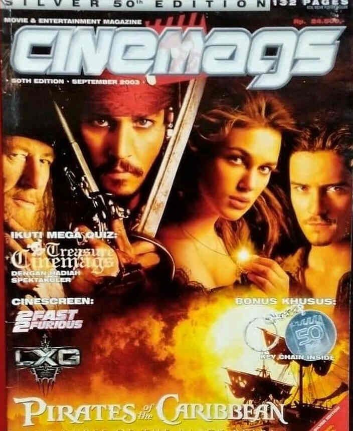 CINEMAGS magazine side cover Issue 50  September 2003