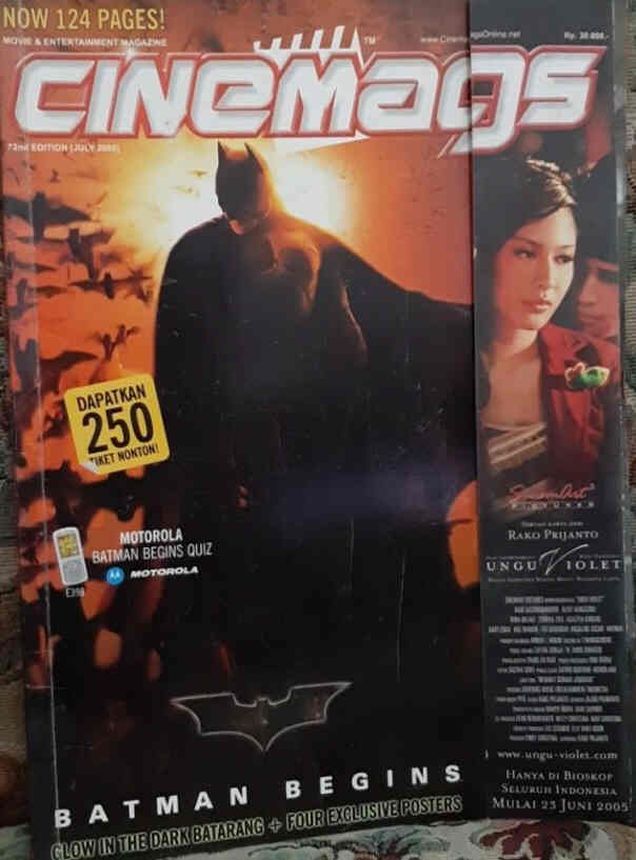 CINEMAGS magazine side cover Issue 72  July 2005