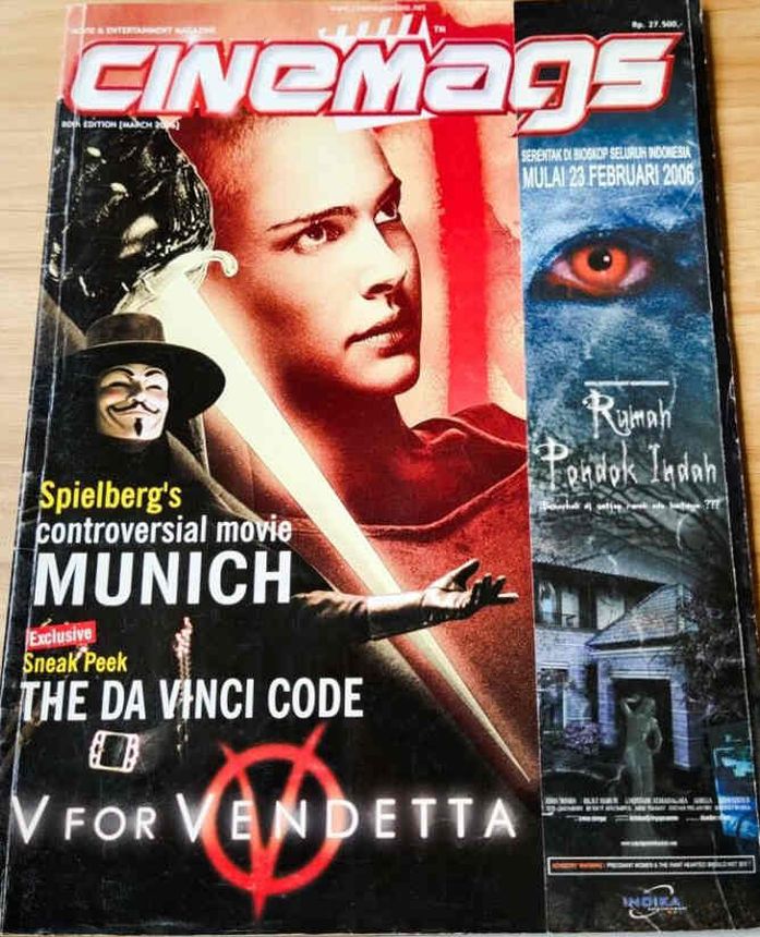 CINEMAGS magazine side cover Issue 80  March 2006