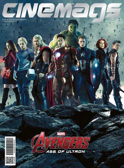 CINEMAGS magazine side cover Issue 190 May 2015