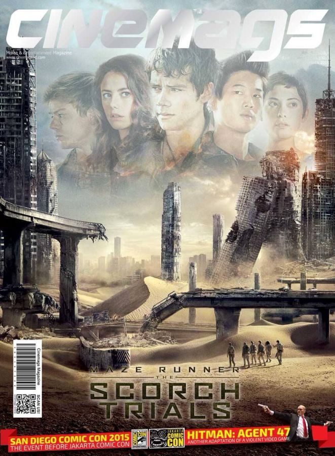 CINEMAGS magazine side cover Issue 194 September 2015
