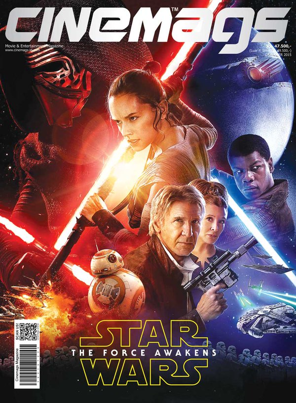 CINEMAGS magazine side cover Issue 197 December 2015