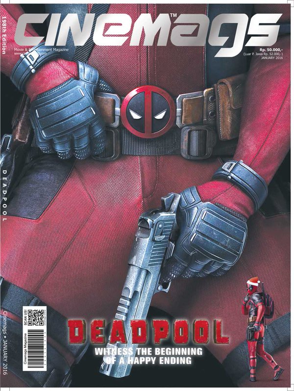 CINEMAGS magazine side cover Issue 198 January 2016