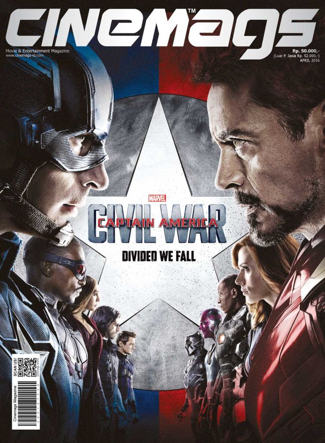 CINEMAGS magazine side cover Issue 201 April 2016