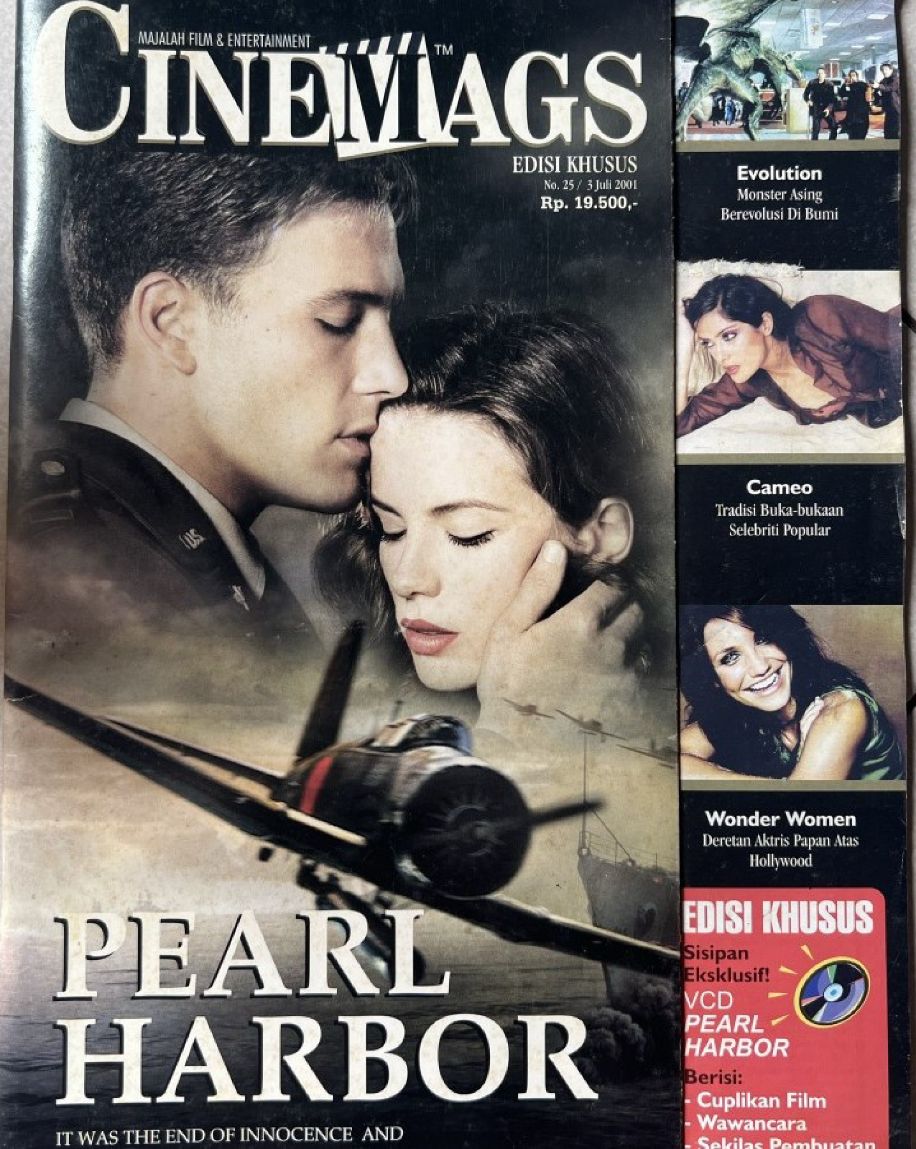 CINEMAGS magazine side cover Issue 25  July 2001
