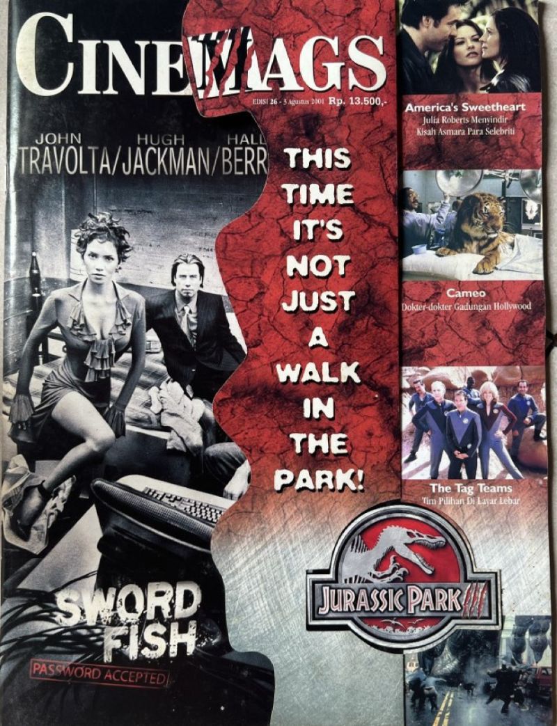 CINEMAGS magazine side cover Issue 26  August 2001