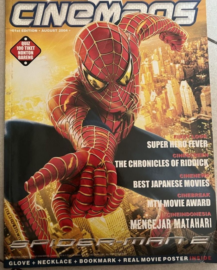 CINEMAGS magazine side cover Issue 61  August 2004