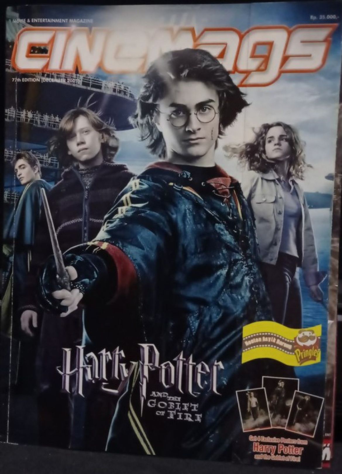 CINEMAGS magazine side cover Issue 77  December 2005
