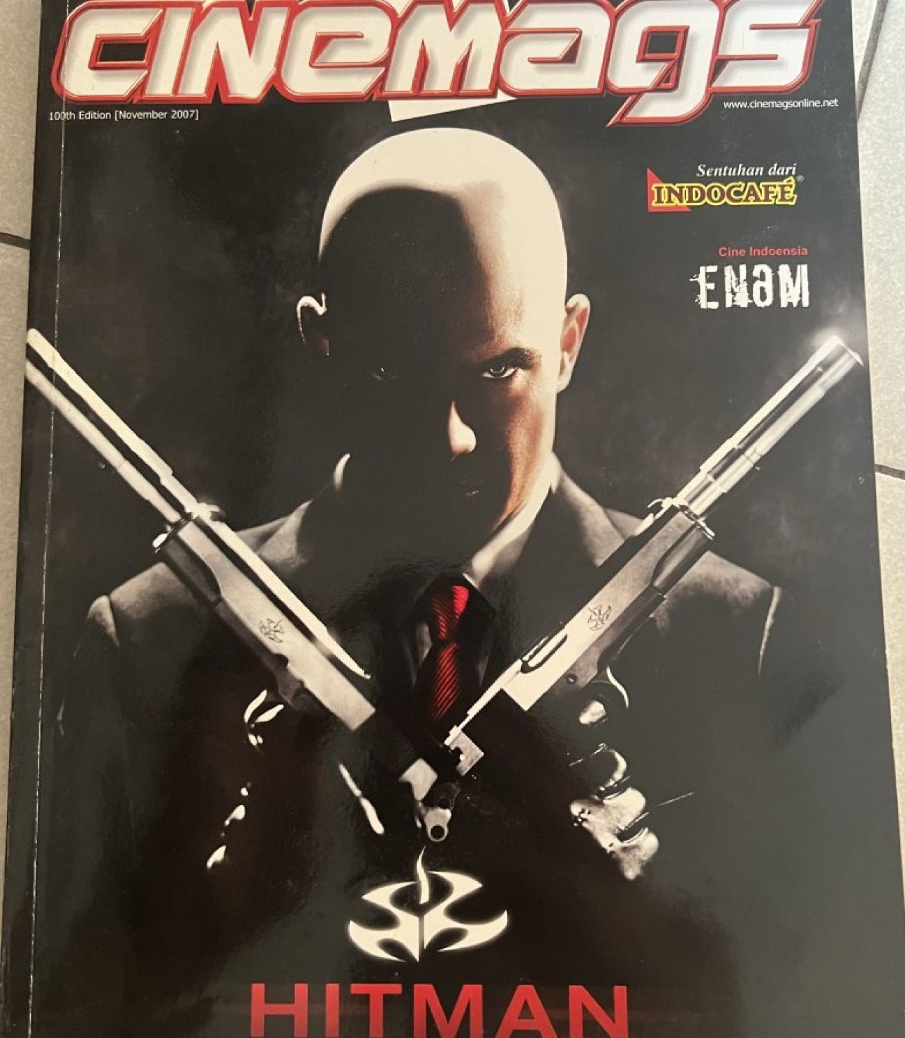 CINEMAGS magazine side cover Issue 100  November 2007