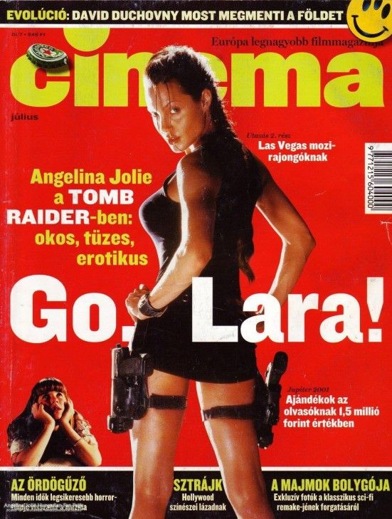 CINEMA (Hu) magazine side cover July 2001