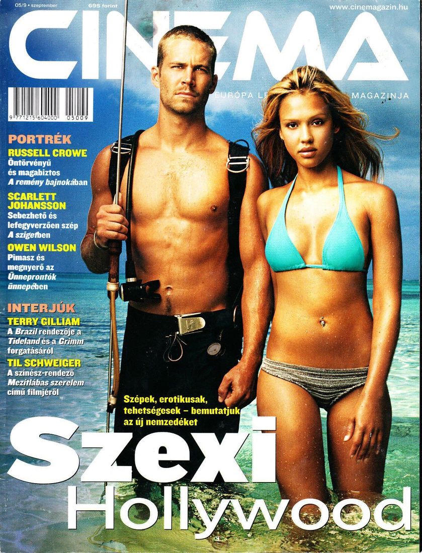 CINEMA (Hu) magazine side cover September 2005