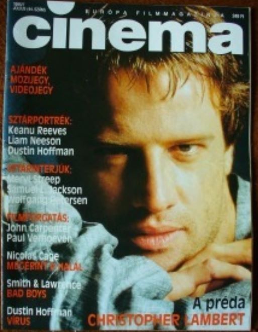 CINEMA (Hu) magazine side cover July 1995