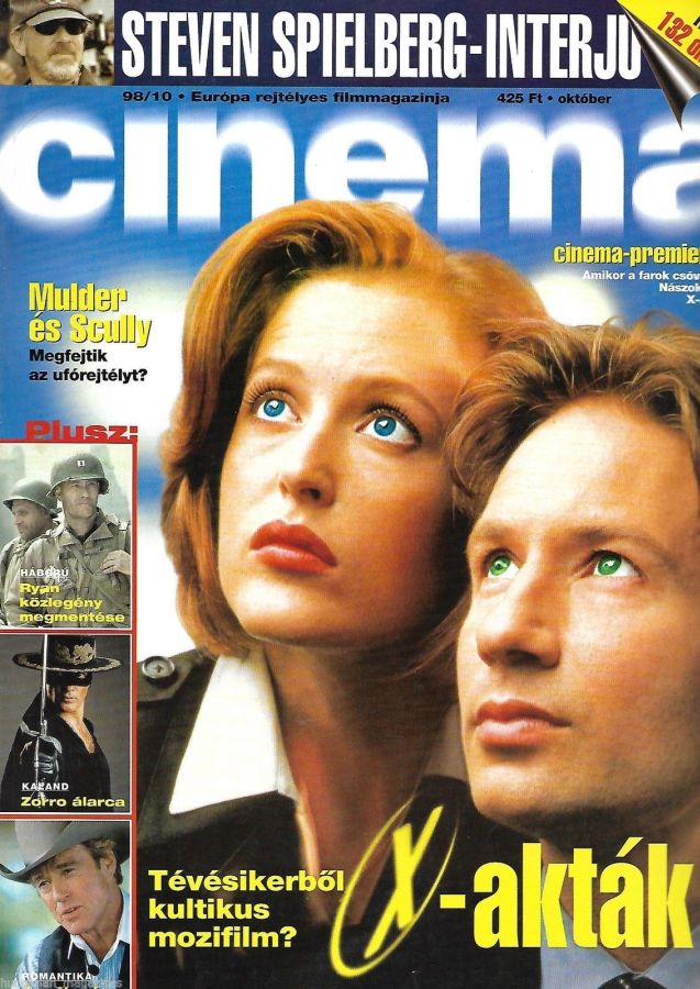 CINEMA (Hu) magazine side cover October 1998