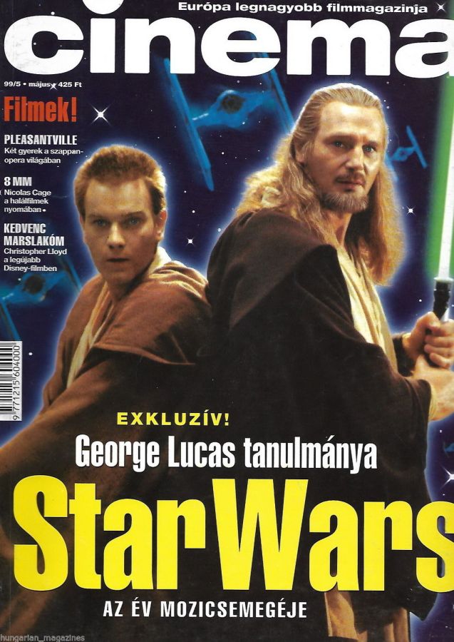CINEMA (Hu) magazine side cover May 1999
