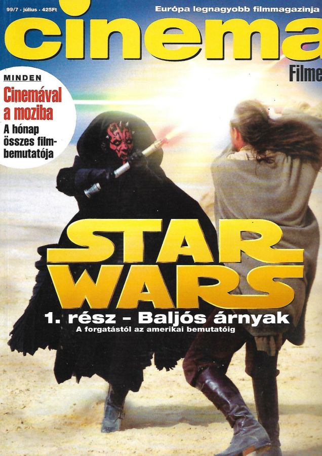 CINEMA (Hu) magazine side cover July 1999