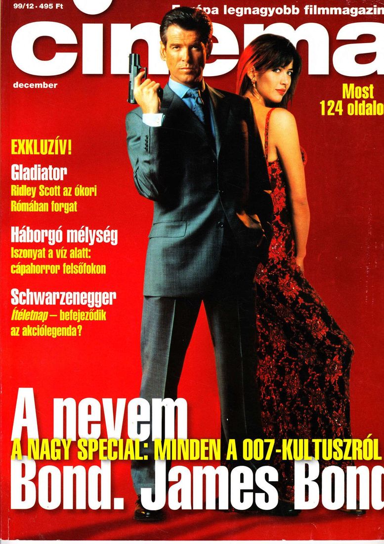 CINEMA (Hu) magazine side cover December 1999