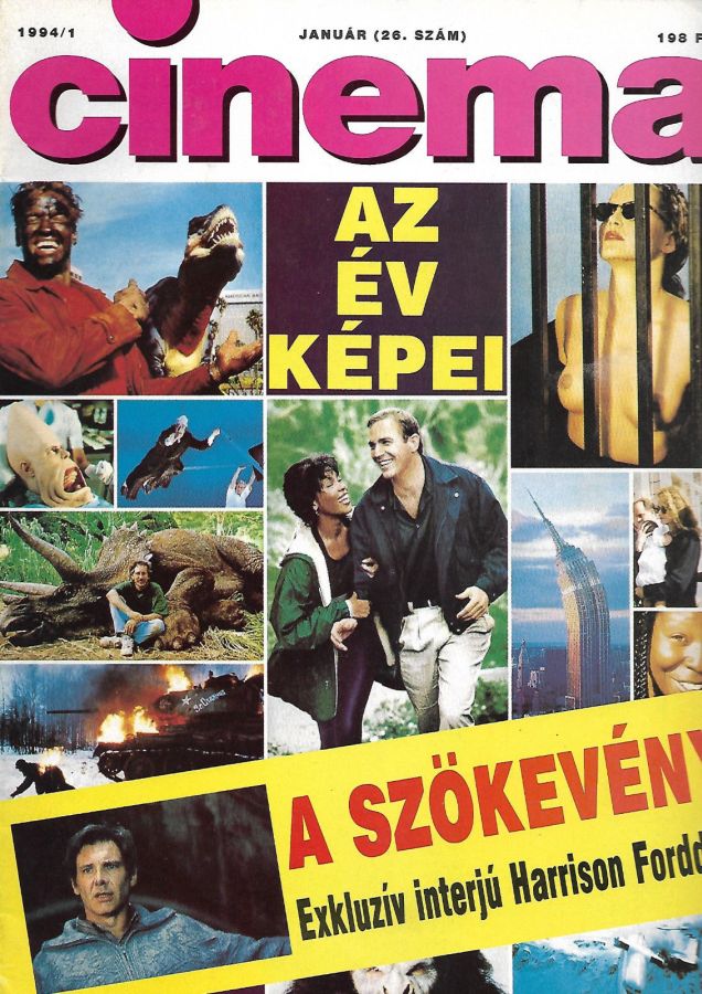 CINEMA (Hu) magazine side cover January 1994