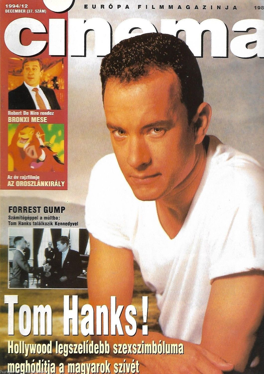 CINEMA (Hu) magazine side cover December 1994