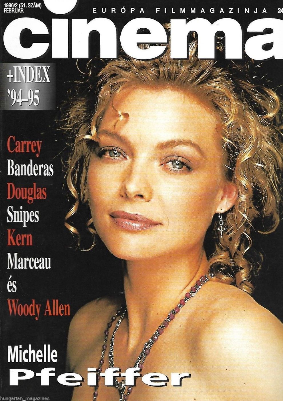 CINEMA (Hu) magazine side cover February 1996