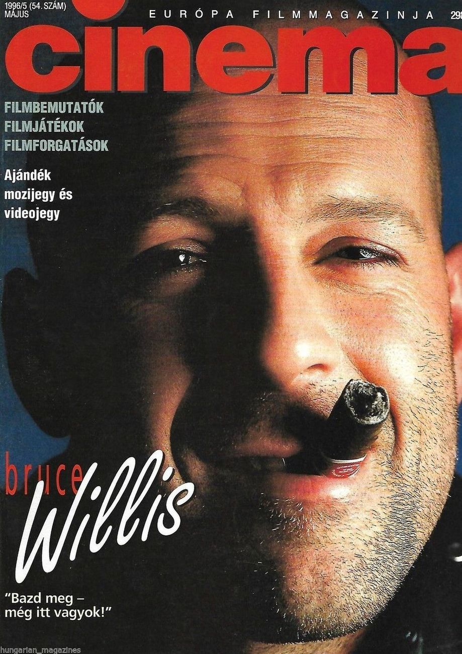CINEMA (Hu) magazine side cover May 1996