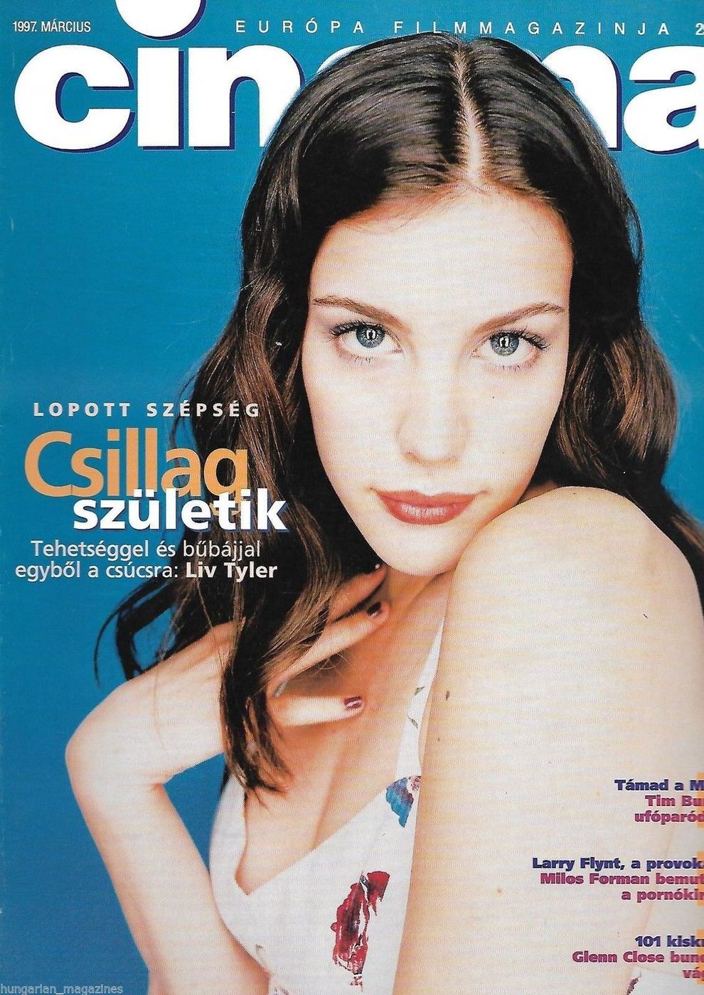CINEMA (Hu) magazine side cover March 1997