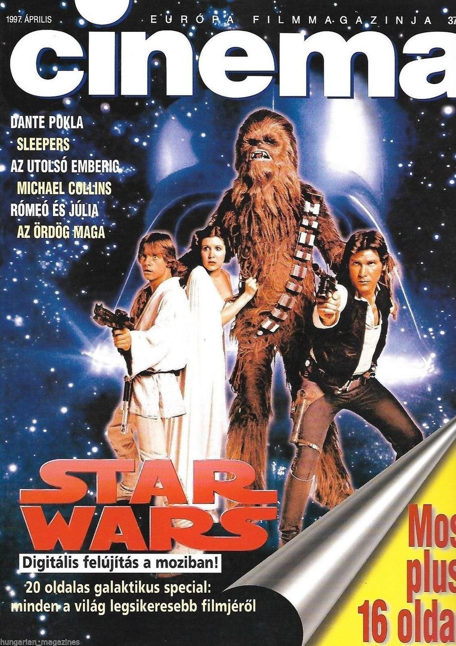 CINEMA (Hu) magazine side cover April 1997