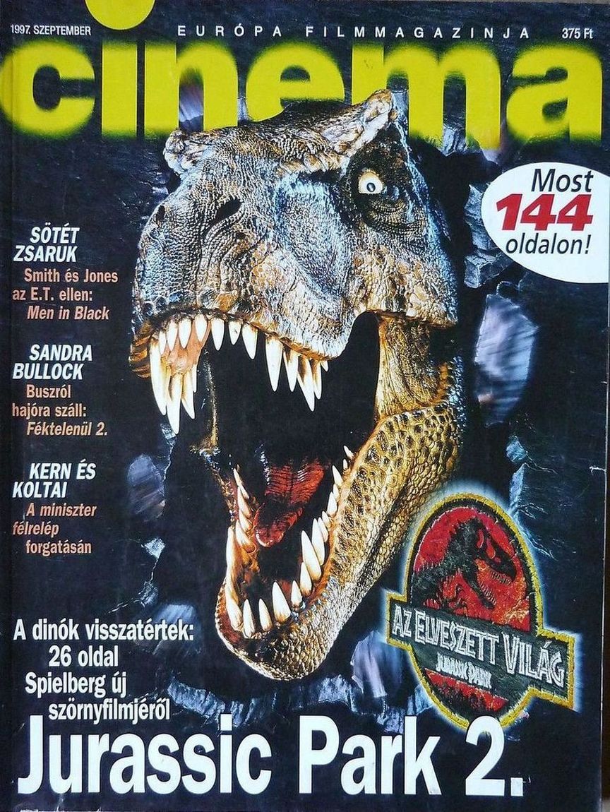 CINEMA (Hu) magazine side cover September 1997