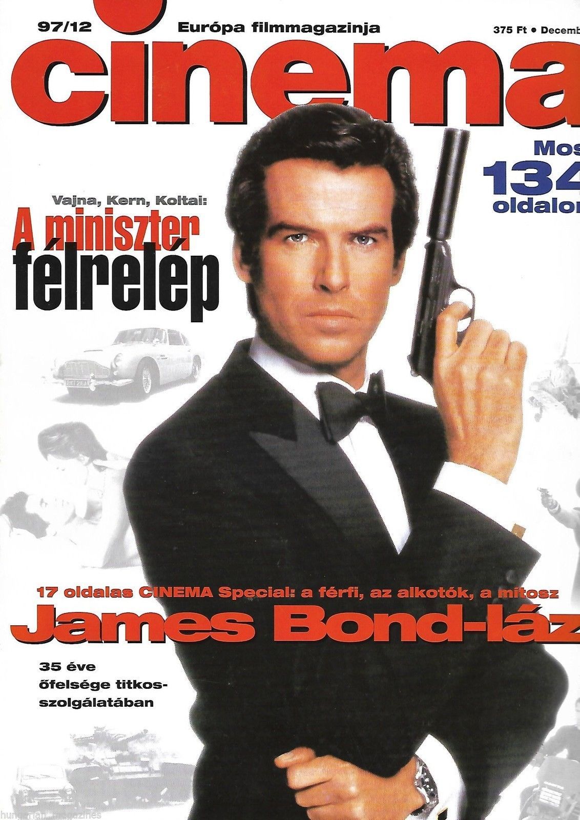 CINEMA (Hu) magazine side cover December 1997