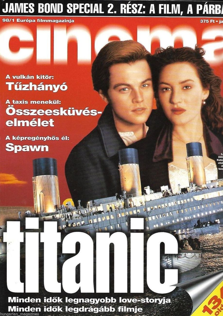 CINEMA (Hu) magazine side cover January 1998