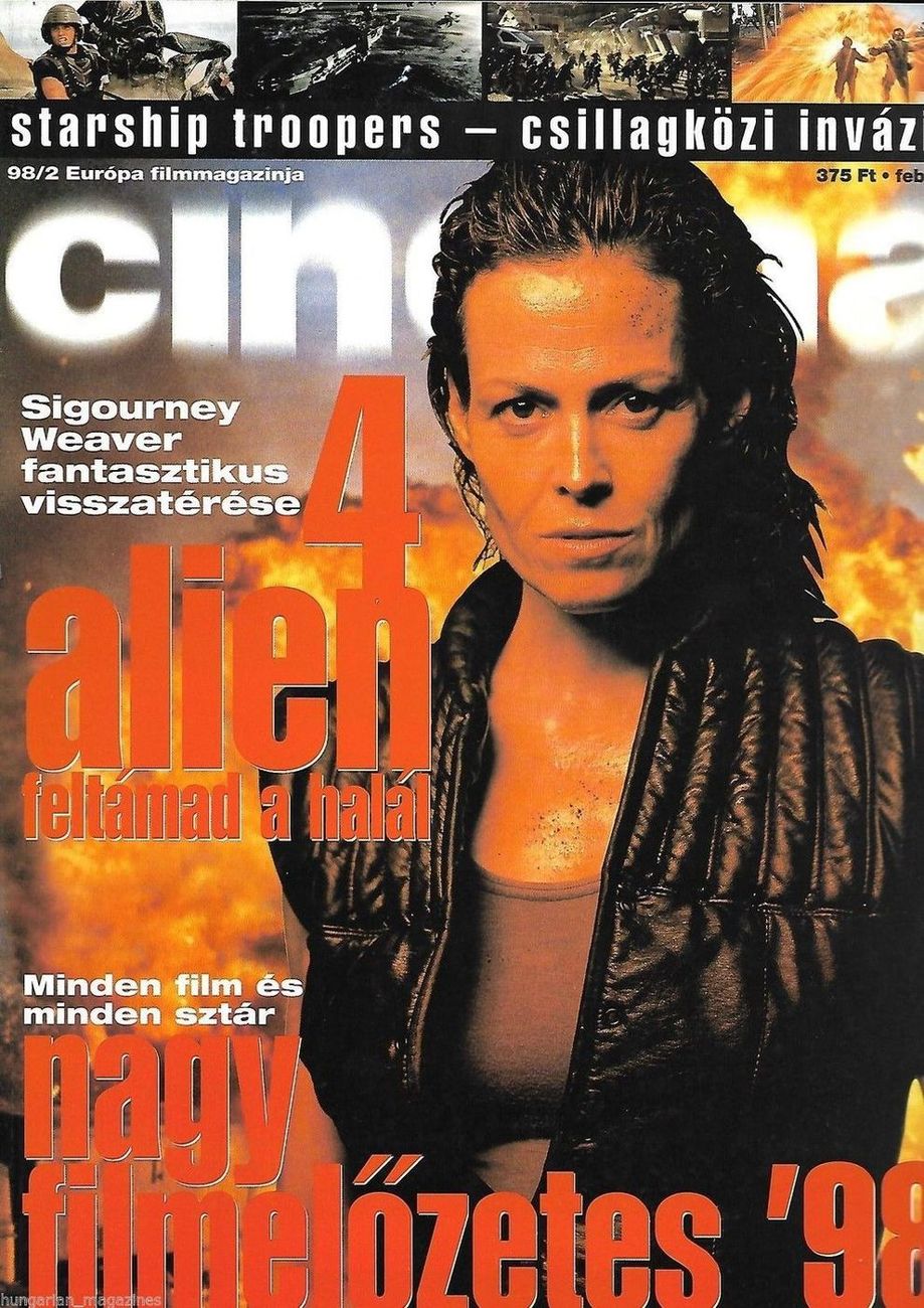 CINEMA (Hu) magazine side cover February 1998