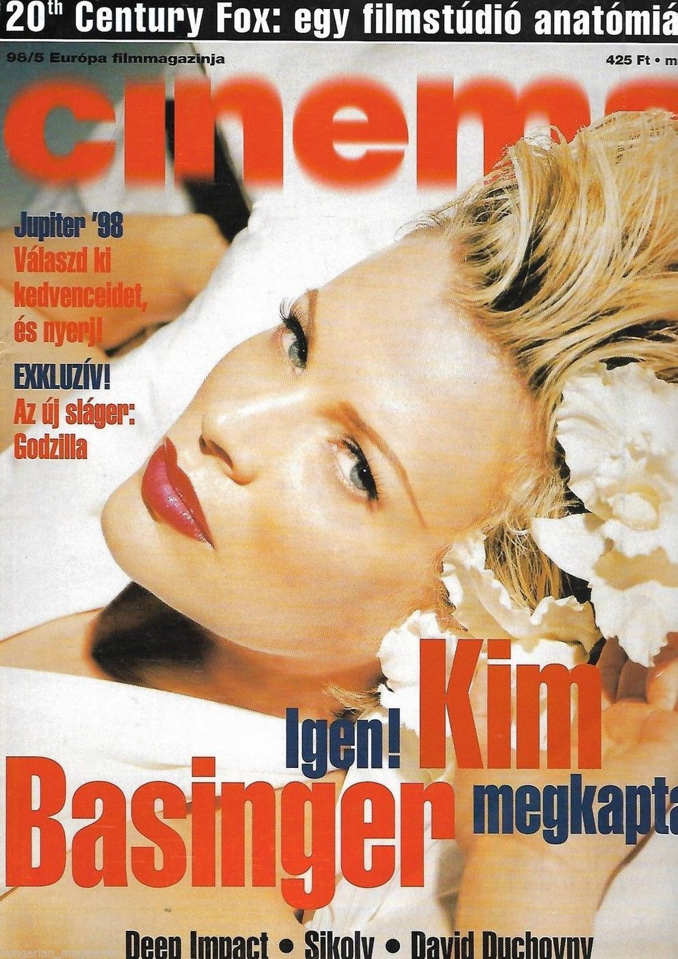 CINEMA (Hu) magazine side cover May 1998