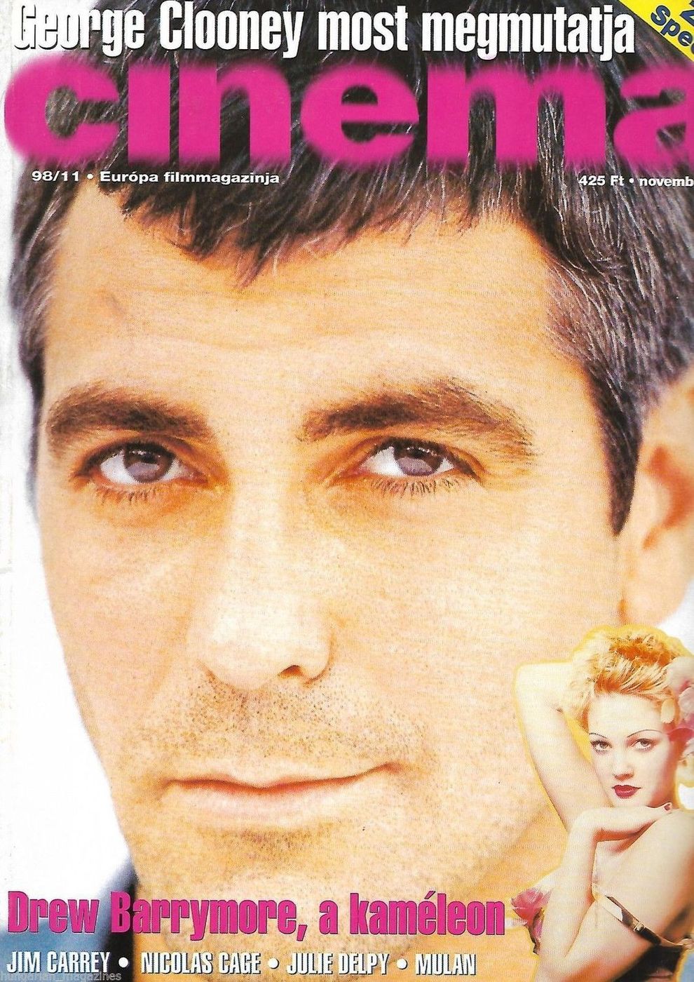 CINEMA (Hu) magazine side cover November 1998