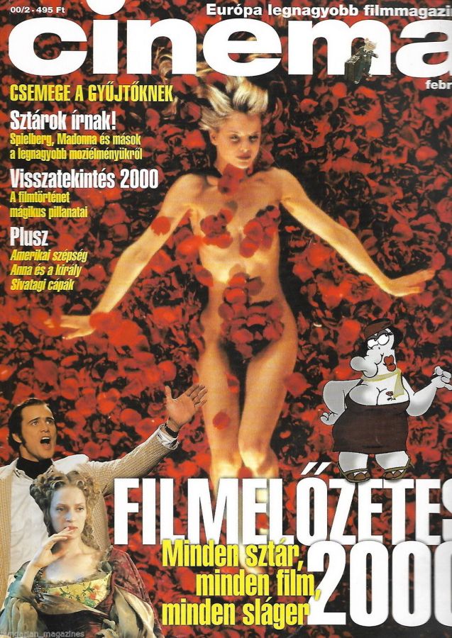 CINEMA (Hu) magazine side cover February 2000