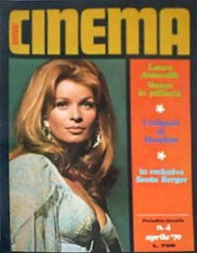 CINEMA 1970S magazine side cover  April 1970