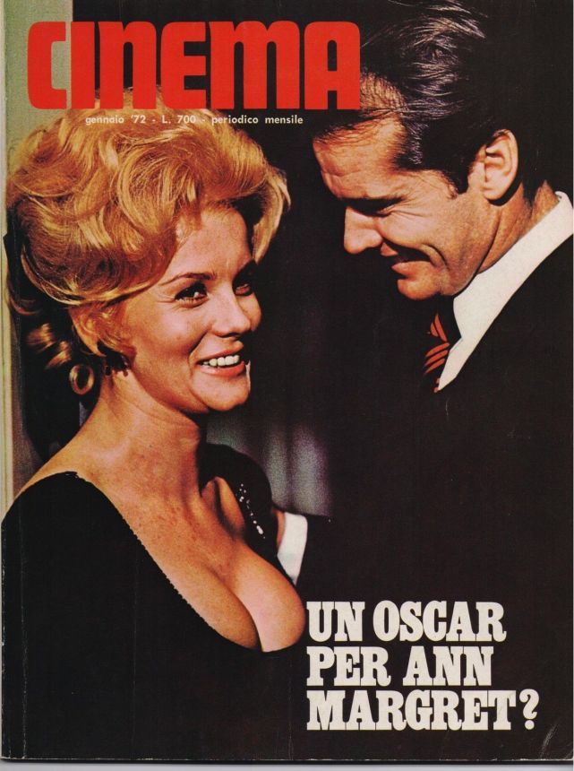 CINEMA 1970S magazine side cover  January 1972