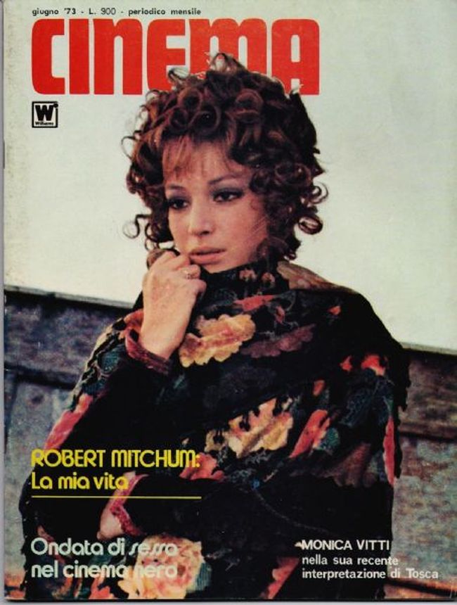 CINEMA 1970S magazine side cover  June 1973