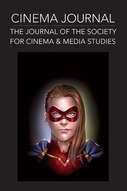 CINEMA JOURNAL magazine side cover  Vol 55 No  1 Fall 2015