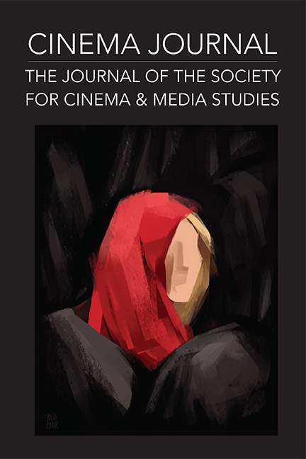 CINEMA JOURNAL magazine side cover  Vol 54 No  4 Summer 2015