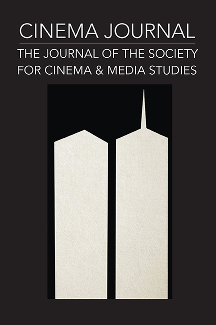 CINEMA JOURNAL magazine side cover  Vol 56 No  1 Fall 2016
