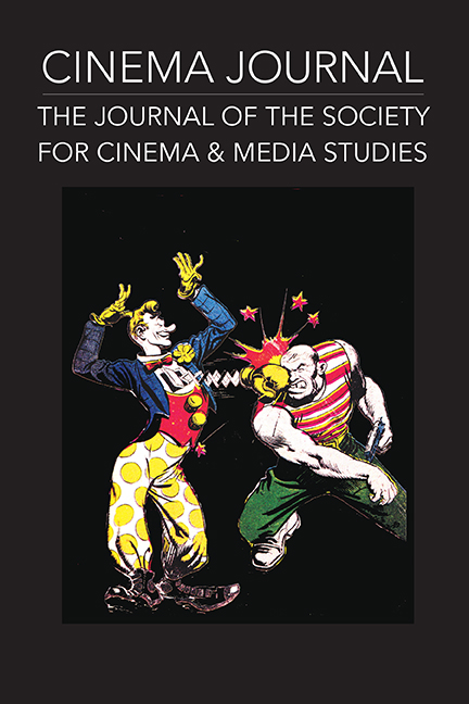 CINEMA JOURNAL magazine side cover  Vol 56 No  3 Spring 2017