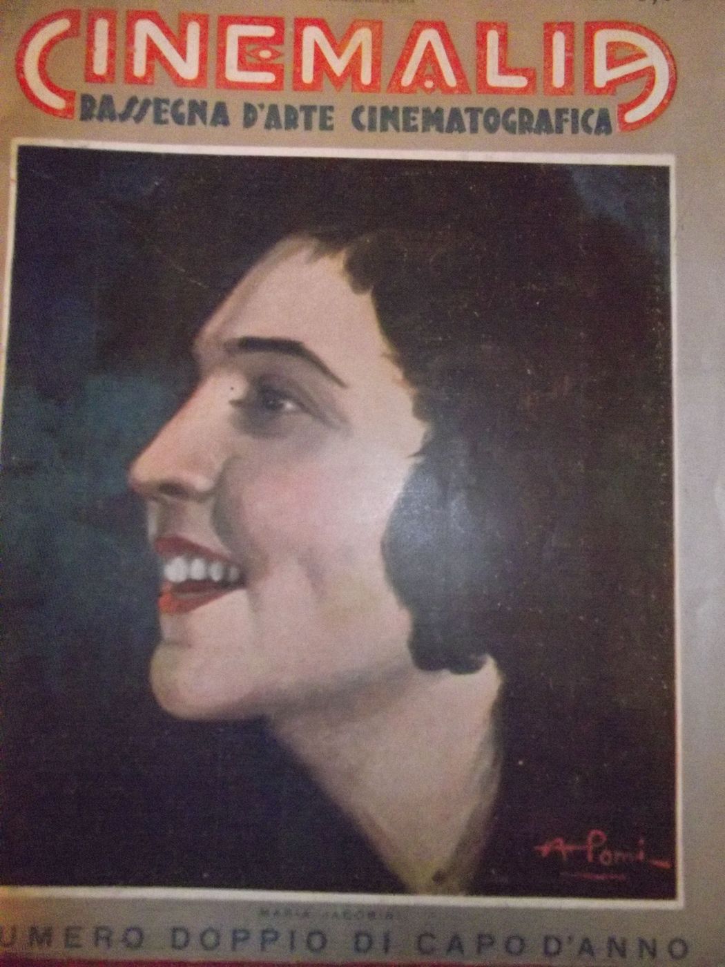 CINEMALIA magazine side cover Issue ?  1928