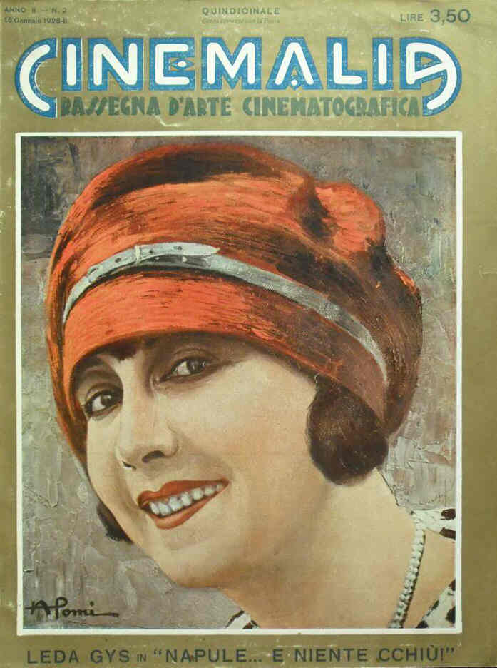 CINEMALIA magazine side cover Issue 2 15 January 1928