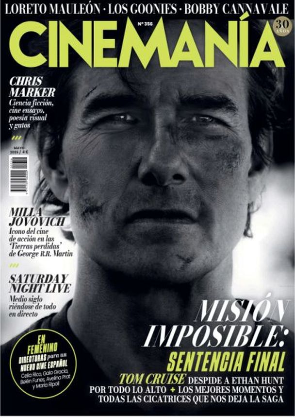 CINEMANIA magazine side cover Issue 355  April 2025