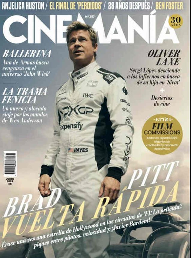 CINEMANIA magazine side cover Issue 357  June 2025